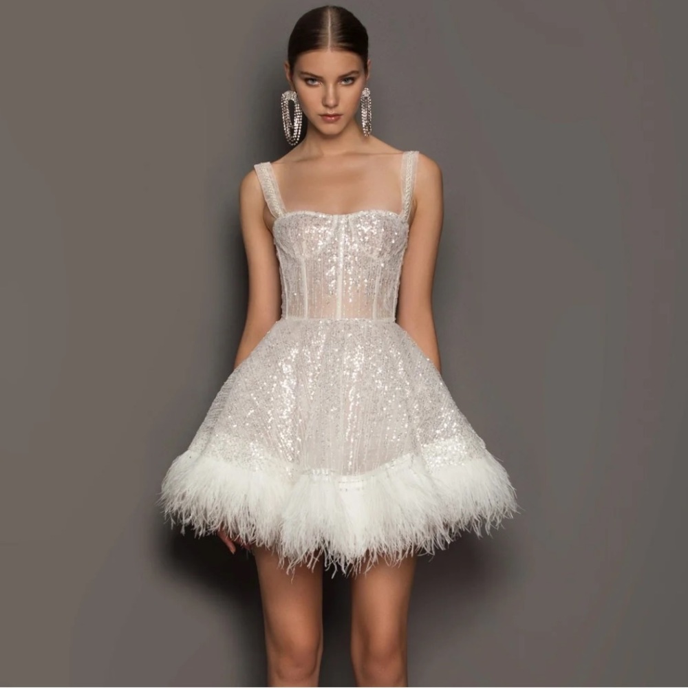 Bronx and Banco Mademoiselle Bridal Mini Dress
